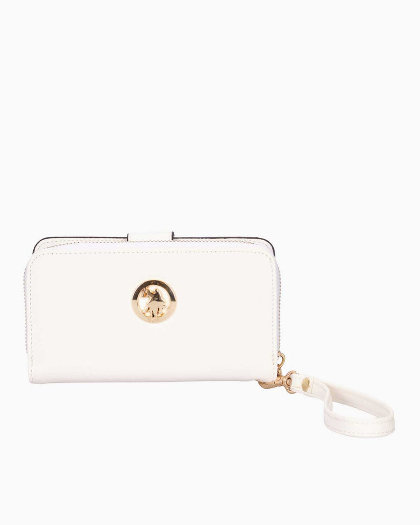 Us Polo Assn Logolu Portföy Cüzdan Beyaz