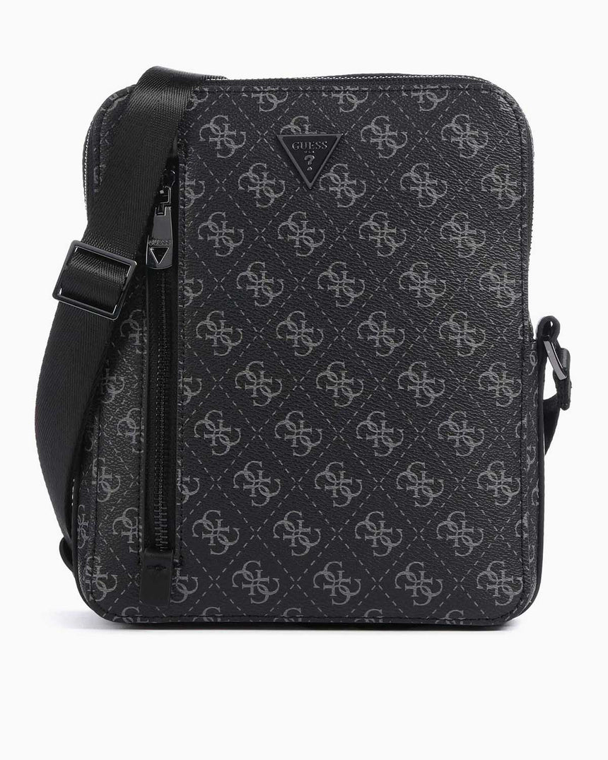 Guess Torino Fermuar Detaylı Çapraz Askılı Çanta Black