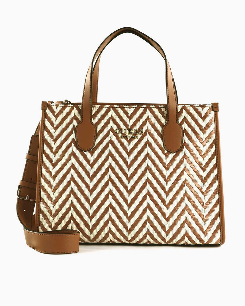 Guess Silvana Compartment El Çantası Cognac