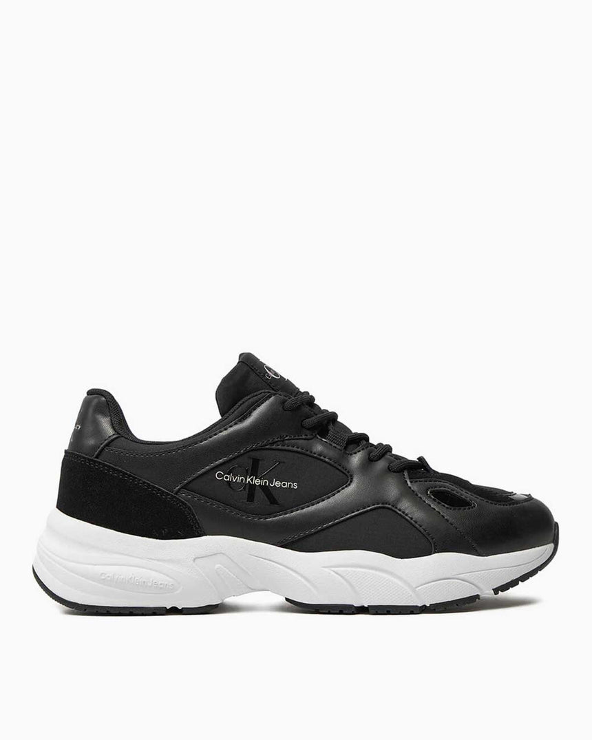 Calvin Klein Retro Tennis Low Lace Mix Kadın Sneaker Black/Whisper Pink