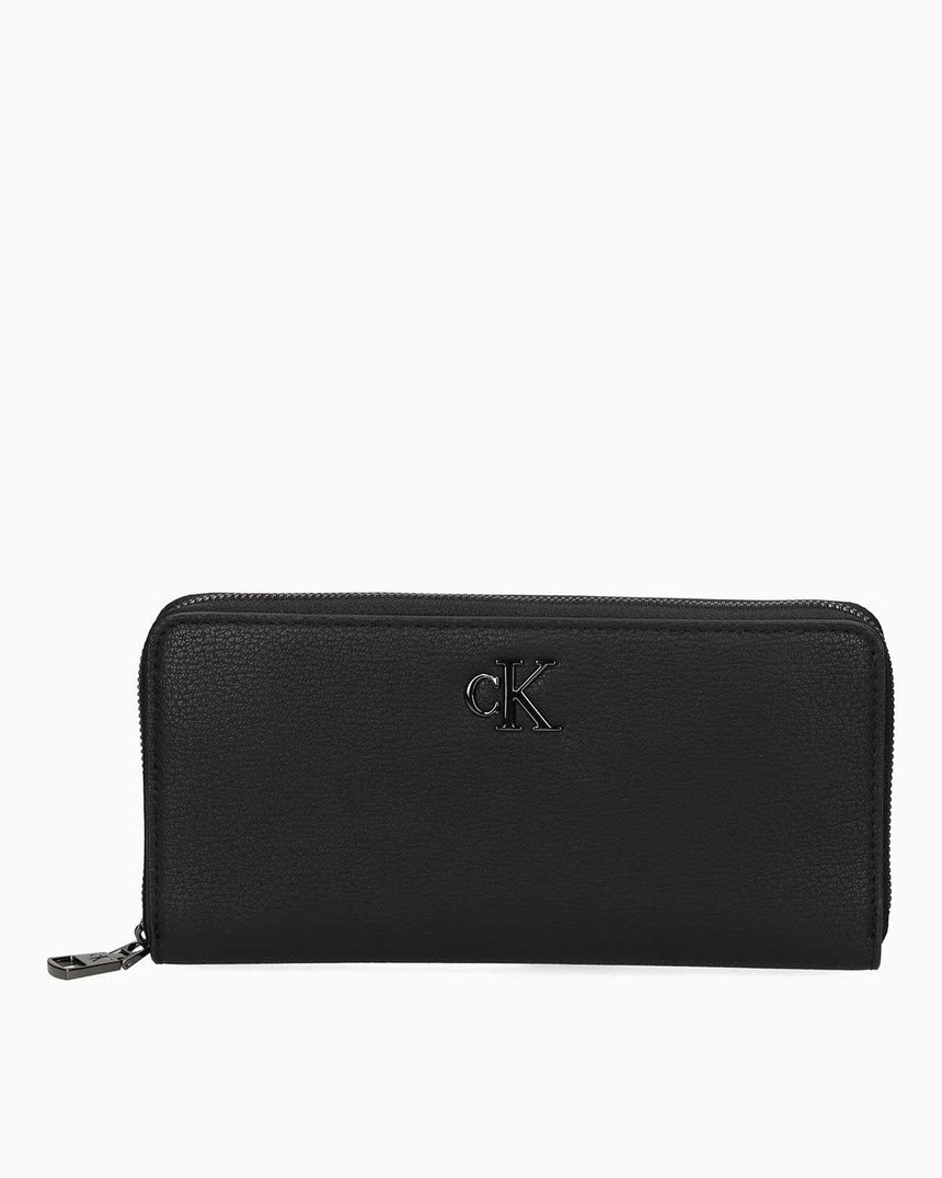 Calvin Klein Minimal Monogram Large Cüzdan Black