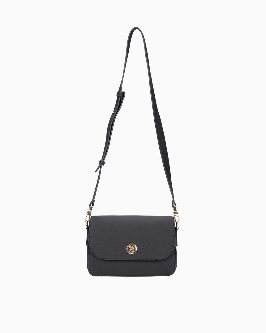 Us Polo Assn Logolu Çapraz Askılı Çanta Siyah