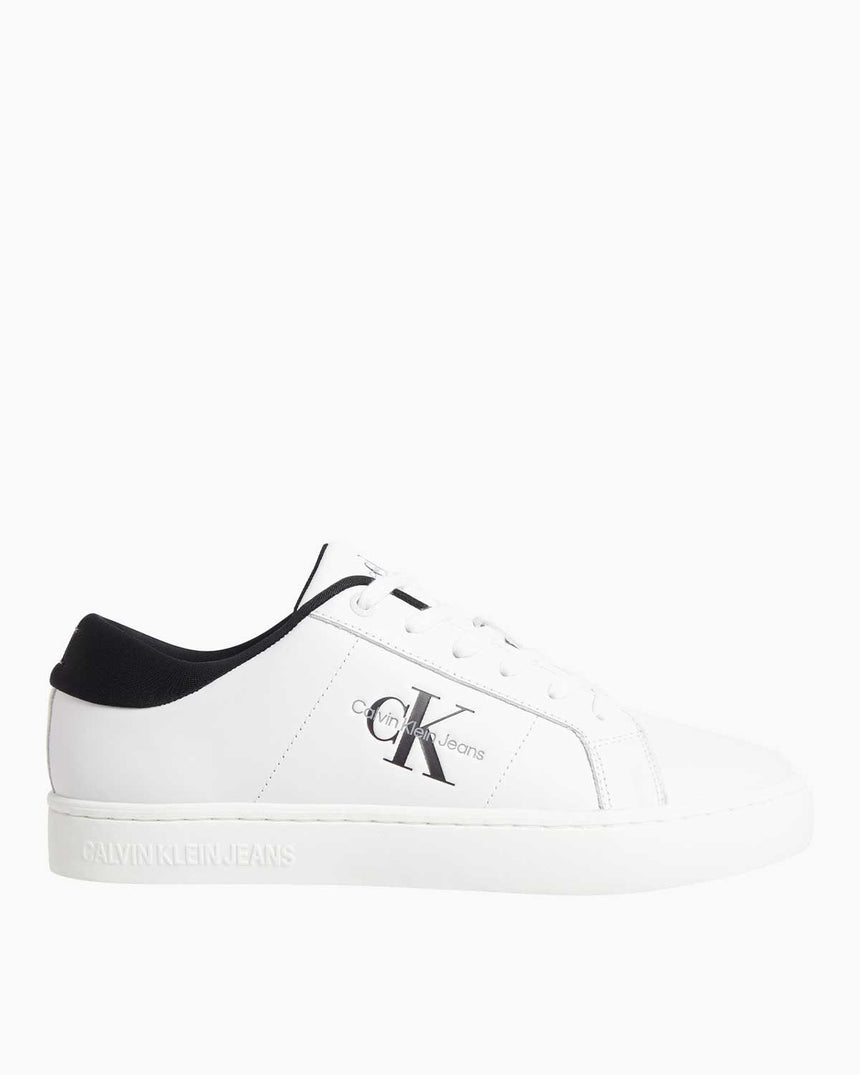 Calvin Klein Jeans Classic Cupsole Lace Up Sneaker Bright White/Black
