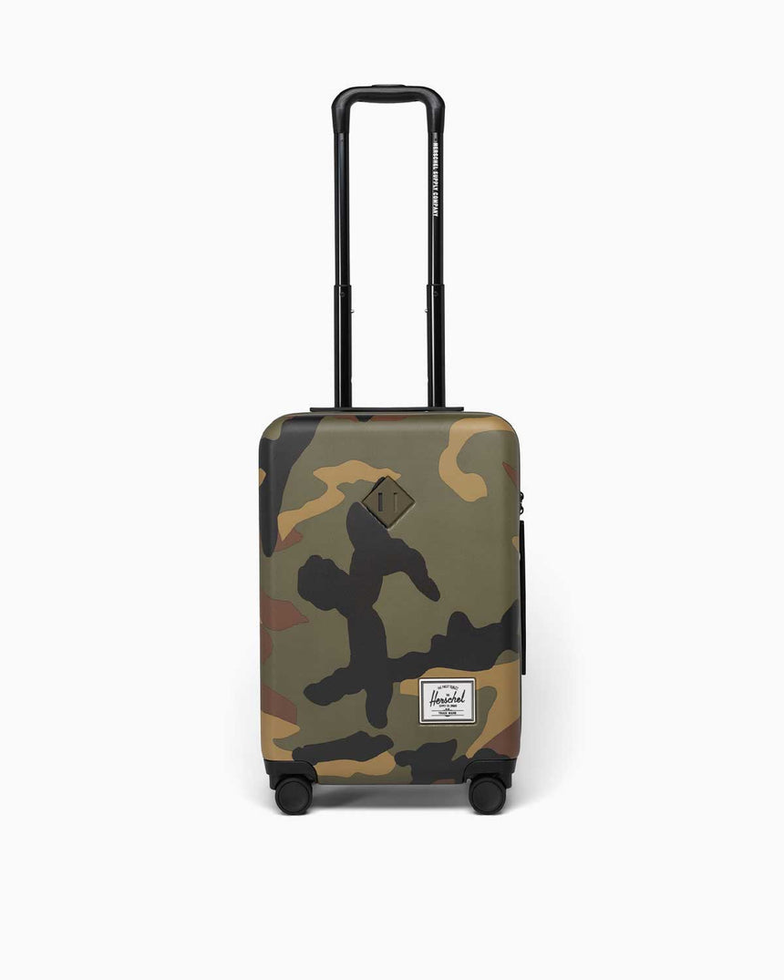 Herschel Heritage Hardshell Large CarryOn Luggage Kabin Boy Valiz Black Gradient