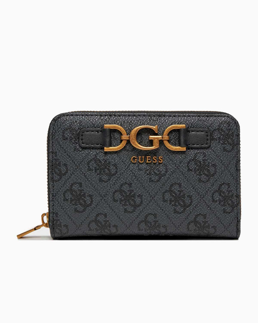 Guess Dagan Medium Monogram Cüzdan Coal Logo