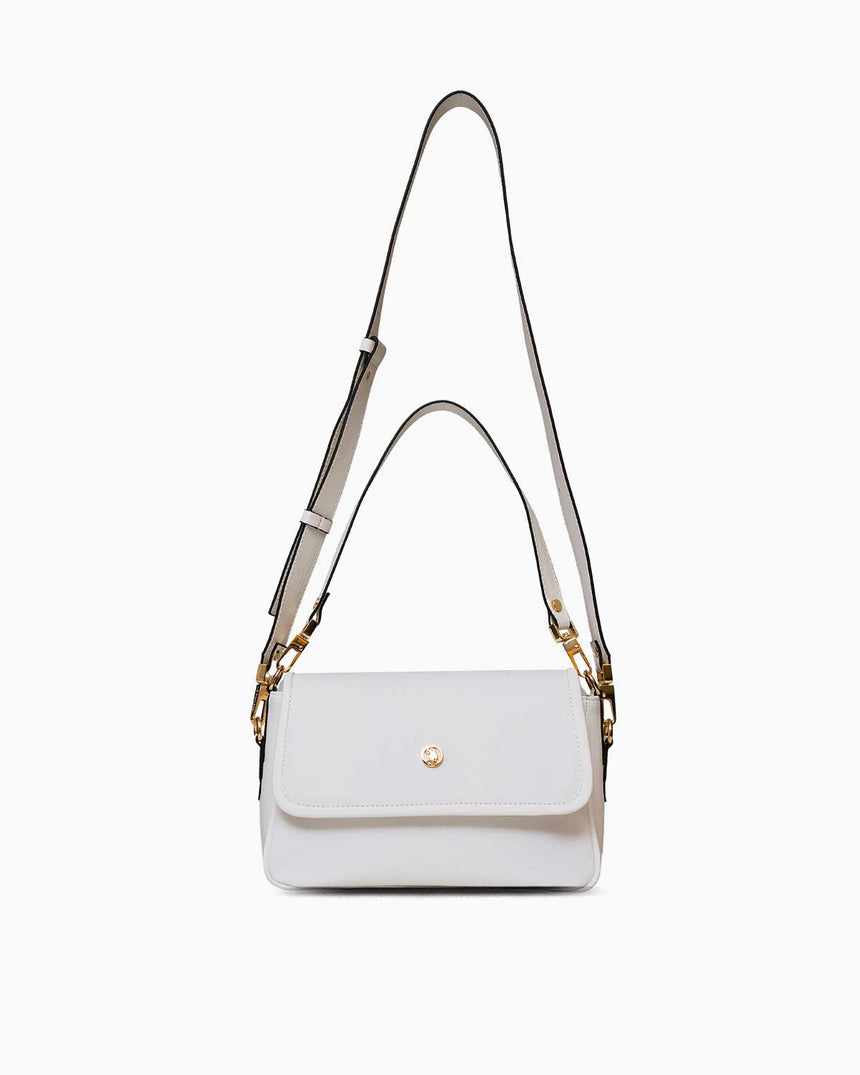 Us Polo Assn Logolu Omuz Çantası Beyaz