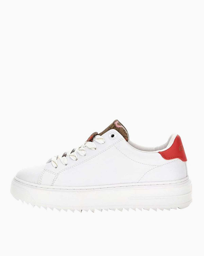 Guess Denesa Logo Snekaer White Red