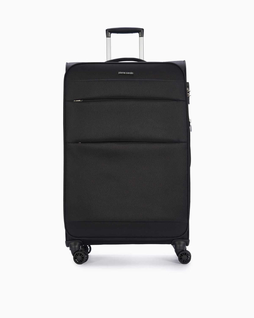 Pierre Cardin Kumaş Büyük Boy Valiz Siyah