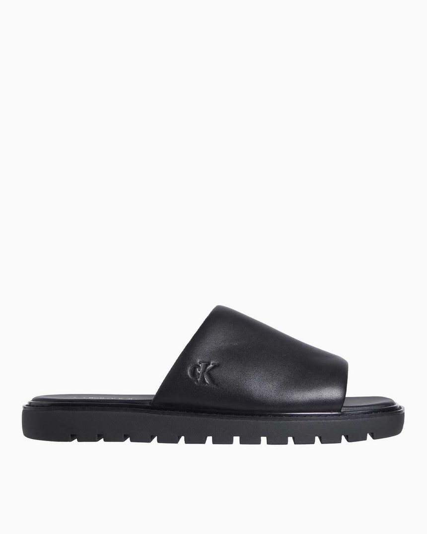 Calvin Klein Molded Logolu Terlik Triple Black