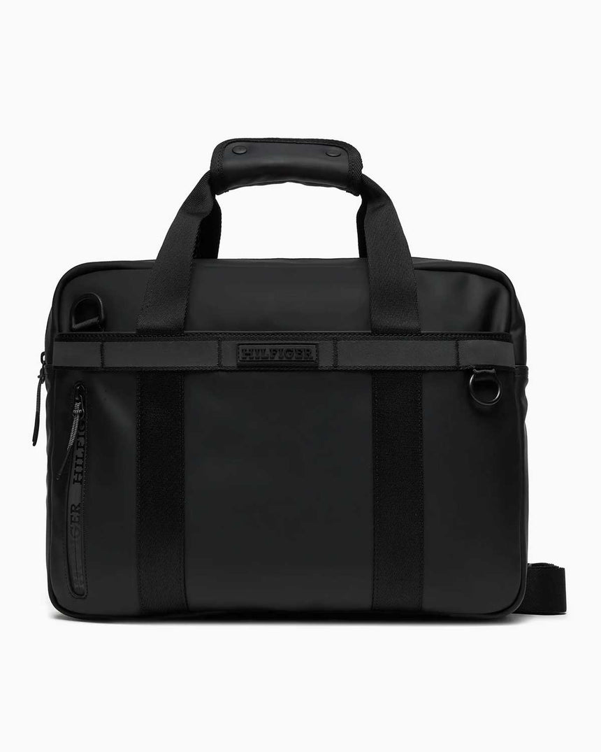 Tommy Hilfiger Monotype Computer Bag Black