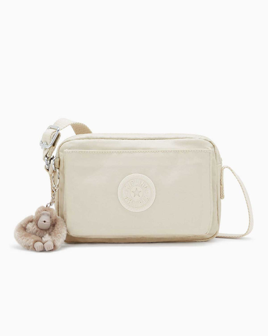 Kipling Abanu Basic Plus Çapraz Askılı Kadın Çantası Beige Pearl