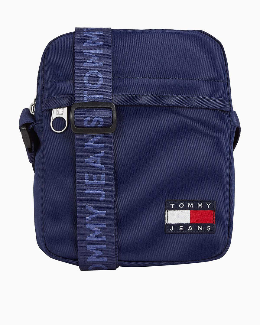 Tommy Hilfiger Ess Daily Sportwear Askı Logo Detaylı Çapraz Askılı Çanta Yale Navy