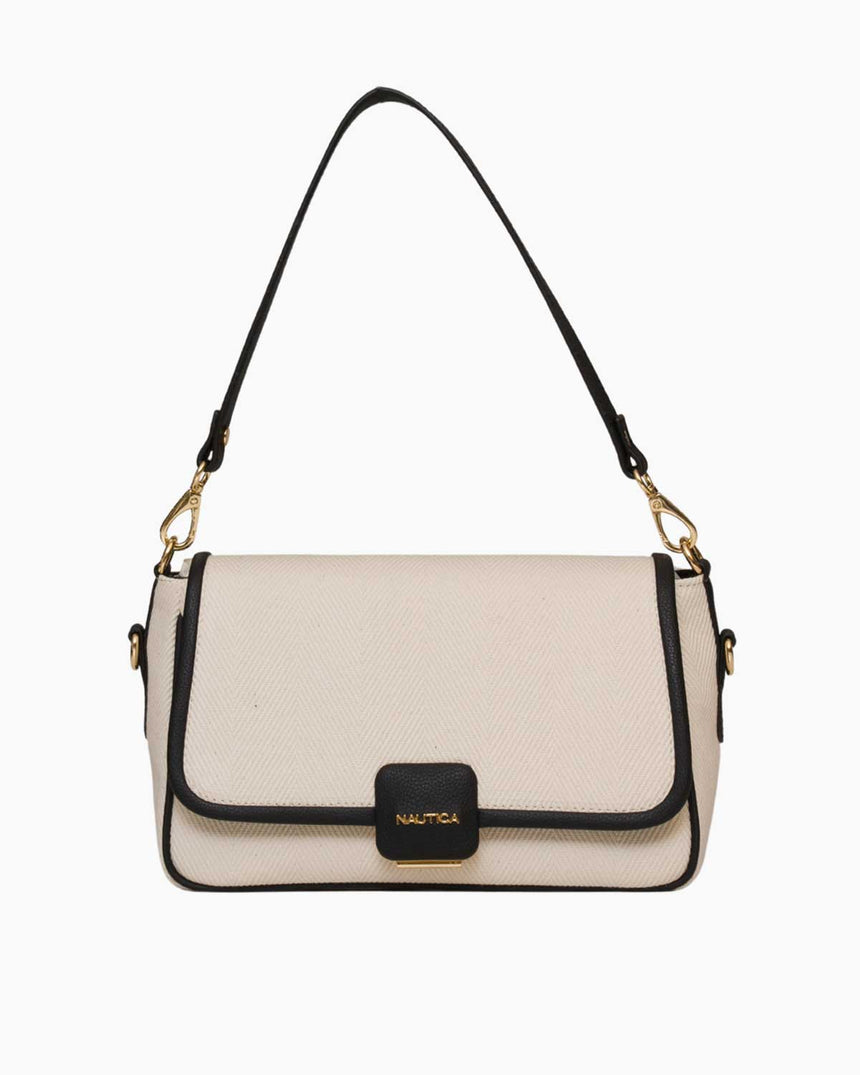 Nautica Kadın Omuz Çantası Bej - Siyah