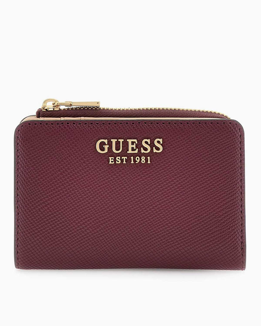 Guess Bolena Fermuarlı ve Karlık Bölmeli Kadın Cüzdan Wine