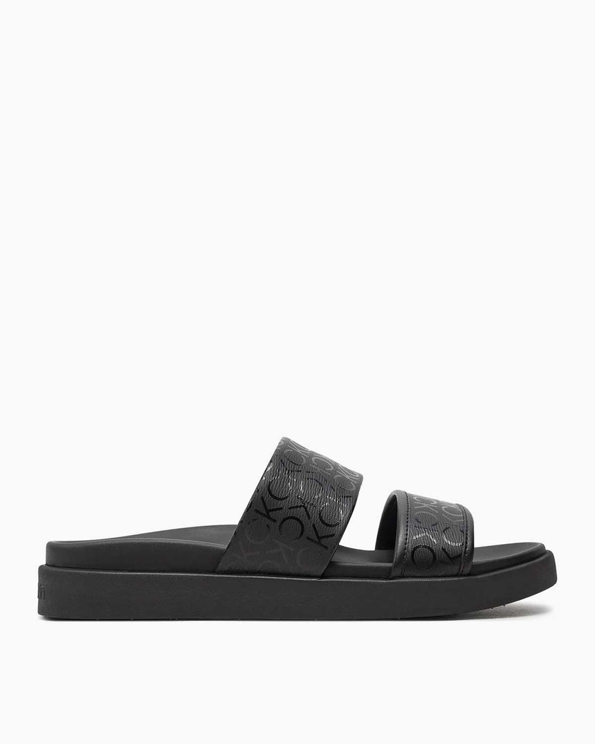 Calvin Klein Flat Slide Epi Mono Kadın Terlik Black