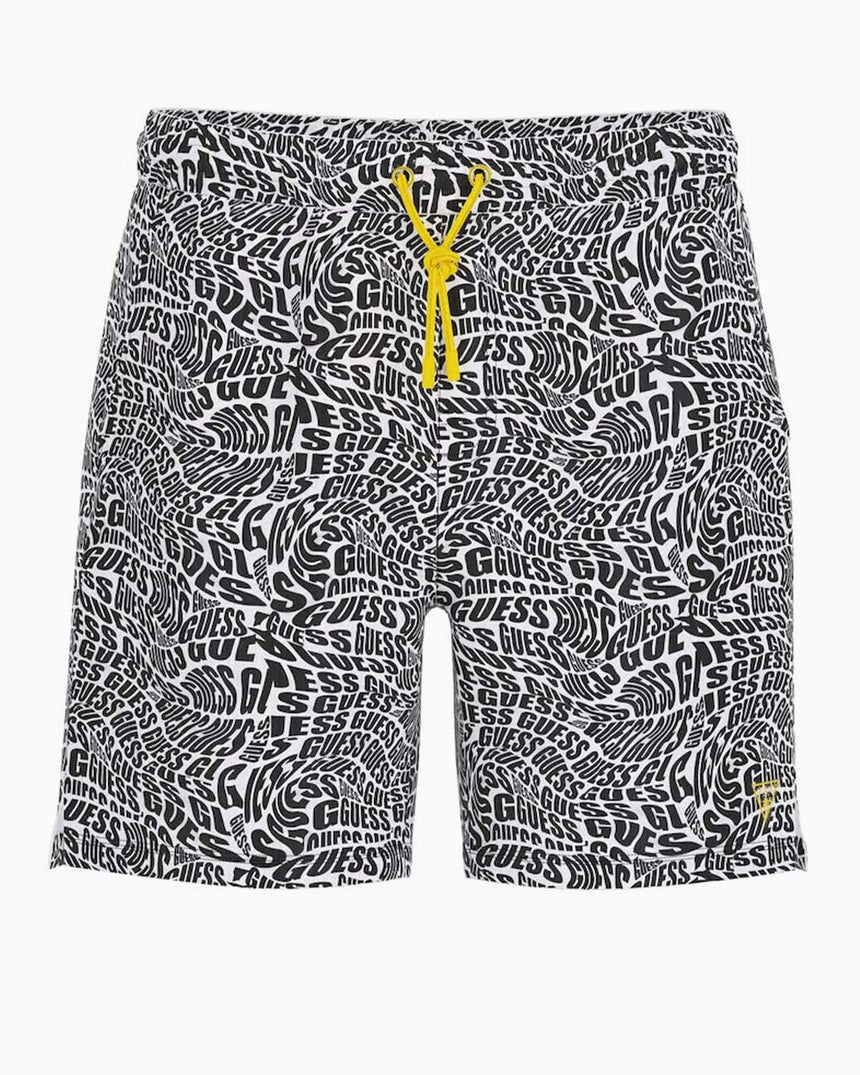 Guess Swimtrunk Medium Bottom Deniz Şortu Black Disto