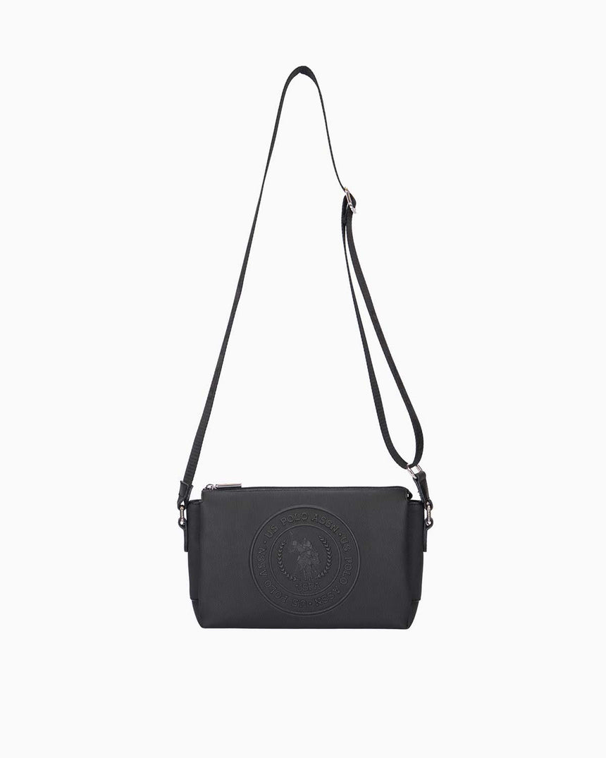 Us Polo Assn Logolu Çapraz Askılı Çanta Siyah