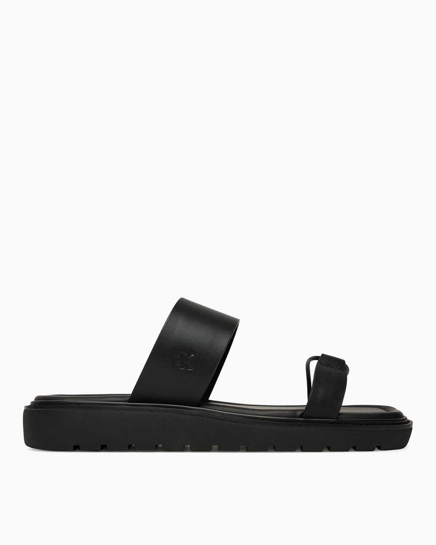 Calvin Klein Zadar Halat Detaylı Yumuşak Kadın Sandalet CK Black