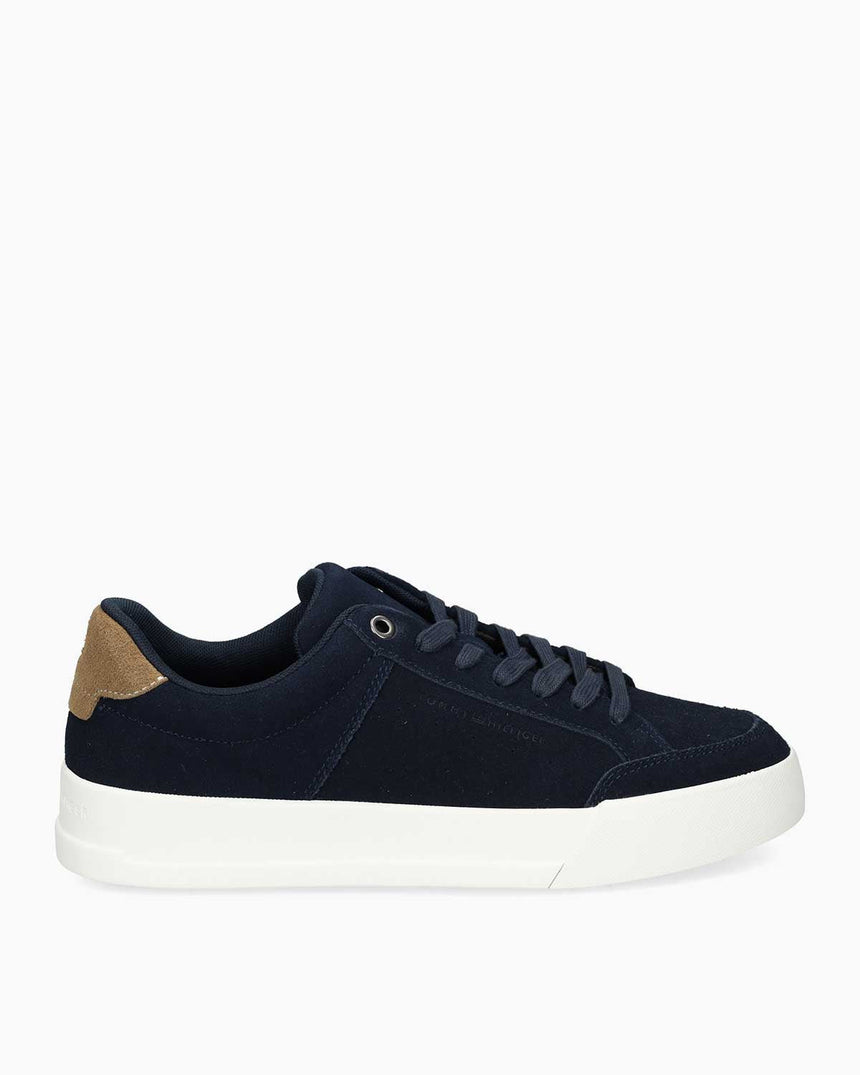 Tommy Hilfiger Kort Yaz Süet Erkek Sneaker Rooted Brown