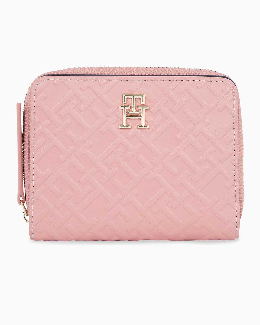 Tommy Hilfiger Refined Med Zip Around Wallet Cüzdan Teaberry Blossom