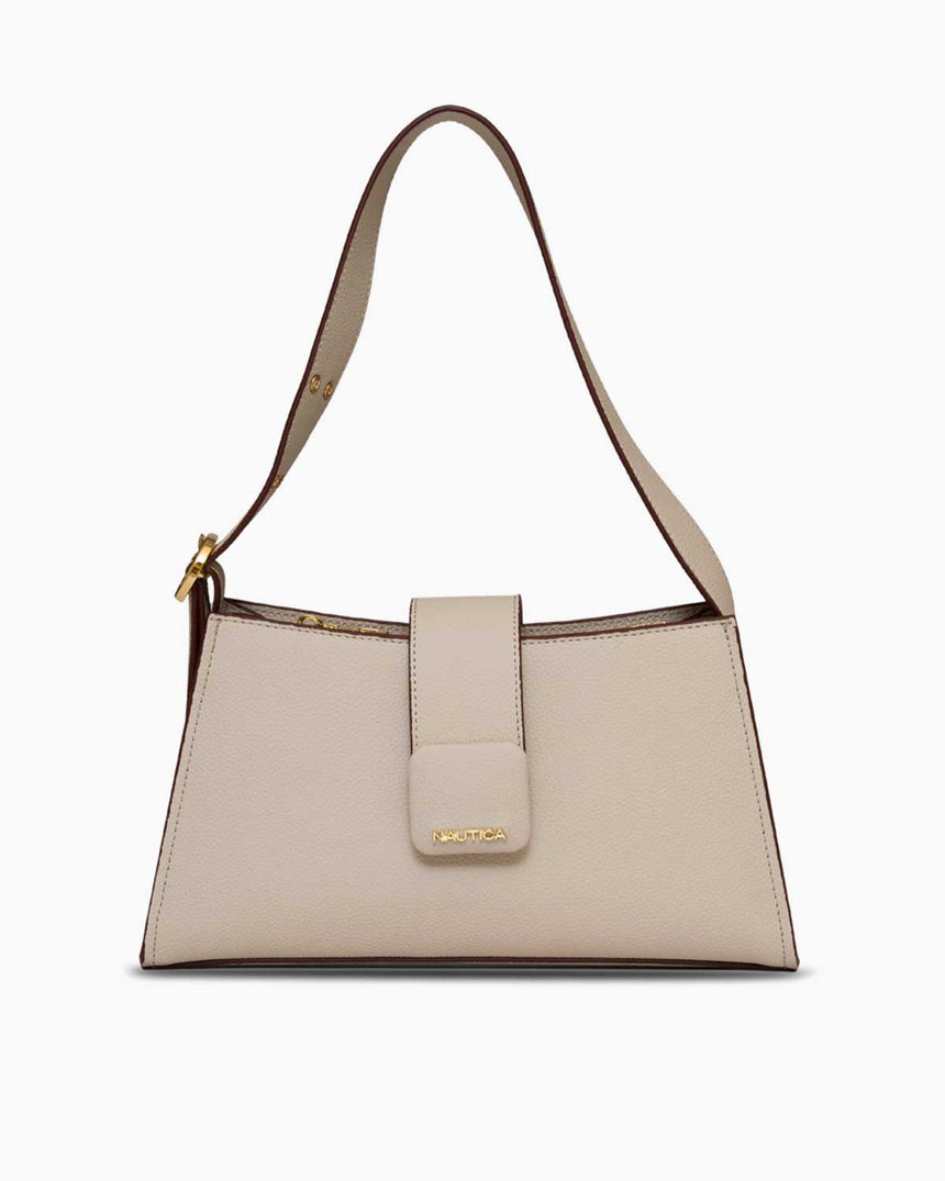 Nautica Logolu Omuz Çantası Taş