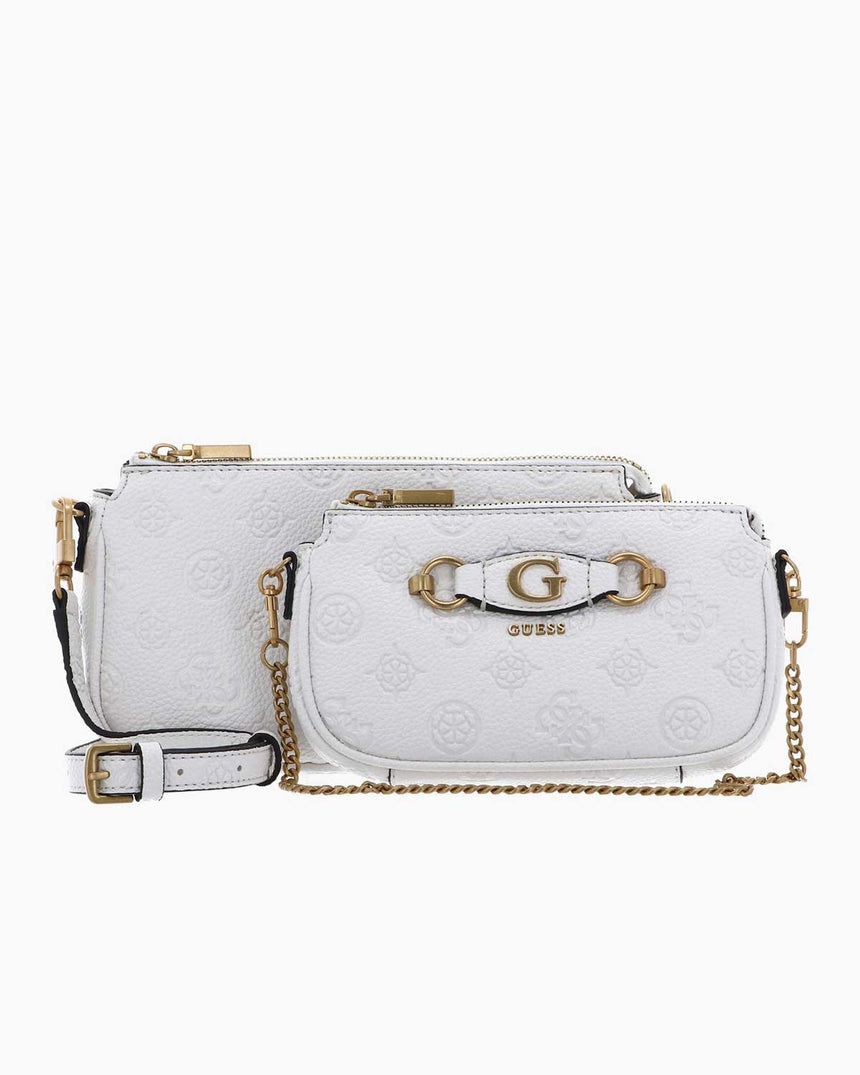 Guess Izzy Peony Zincir Detaylı Çapraz Askılı Çanta Stone Logo