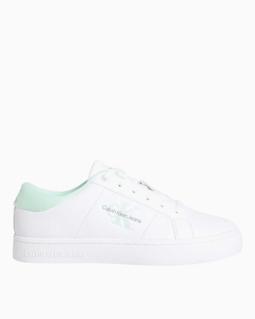 Calvin Klein Jeans Classic Cupsole Low Top Sneakers Bright White/Moonlight Jade
