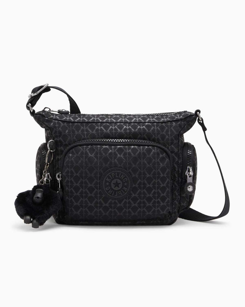 Kipling Gabbie Mini Basic Plus Çapraz Askılı Çanta Signature Emb