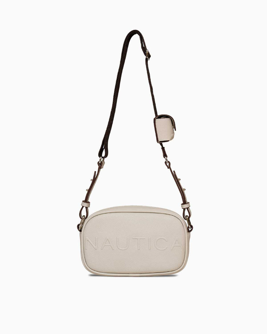 Nautica Mini Cüzdan Detaylı Çapraz Askılı Çanta Taş