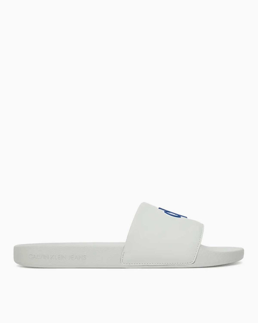 Calvin Klein Miami Erkek Terlik Oyster Mushroom/Pilgrim Blue