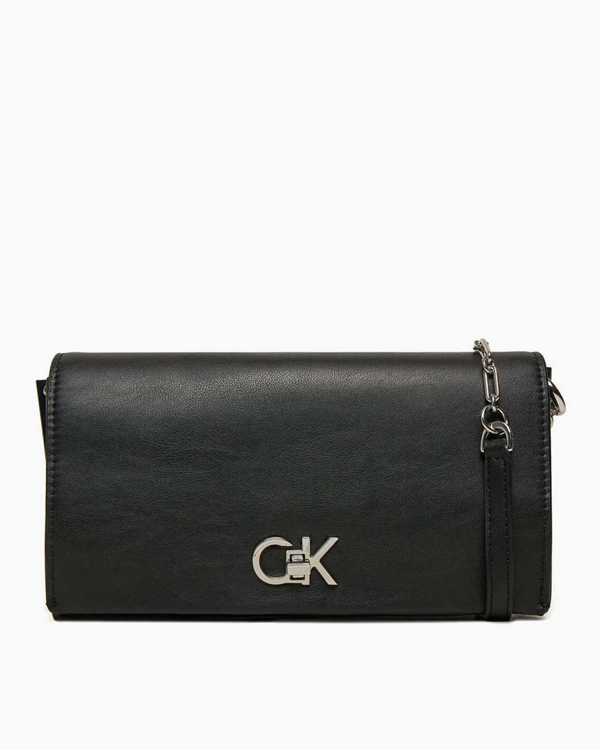 Calvin Klein Re-Lock Mini Çıkarılabilir Çapraz Askılı Kadın Çanta Pvh Black