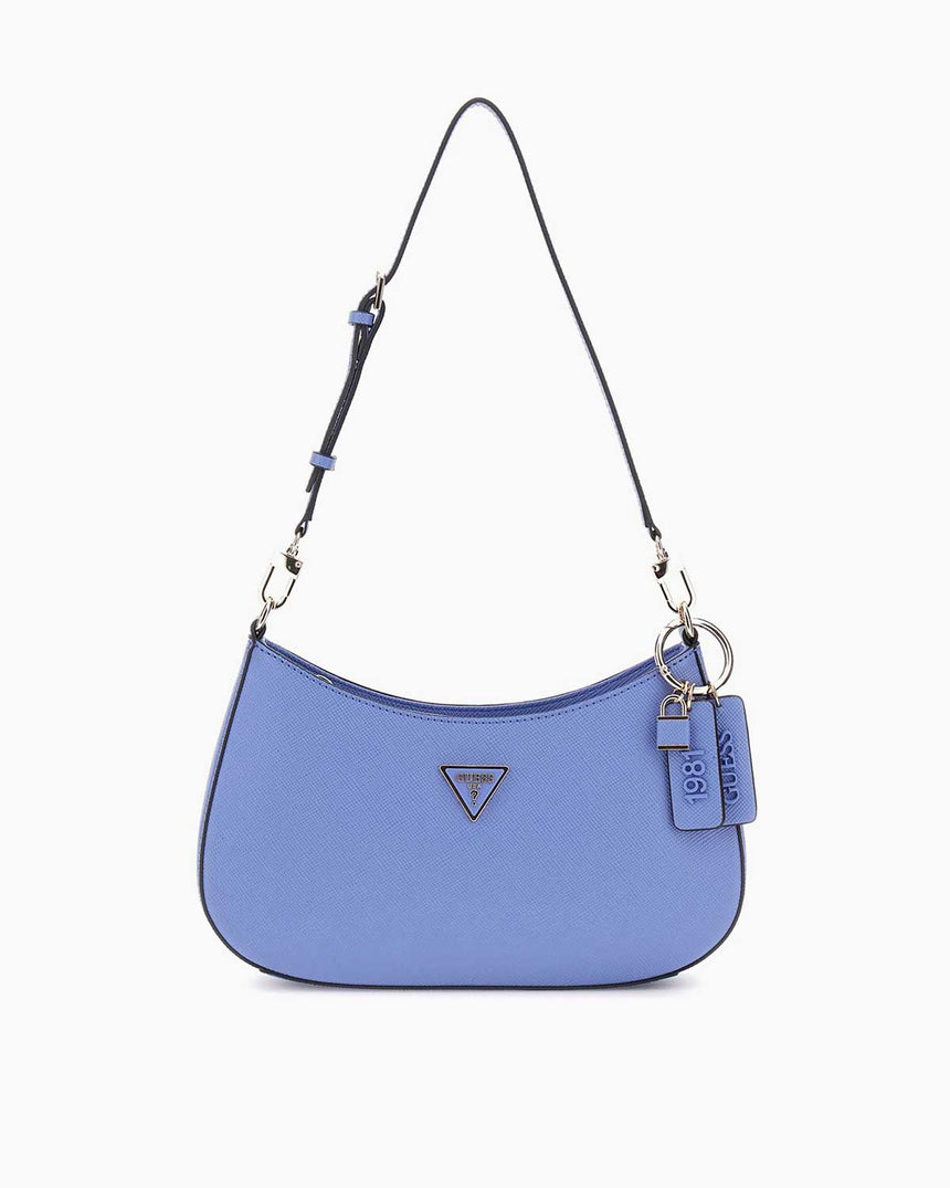 Guess Noelle Top Zip Shoulder Çapraz Askılı Kadın Çantası Stormy Blue