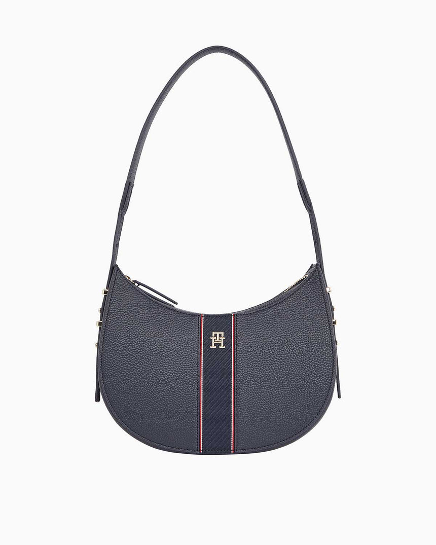 Tommy Hilfiger Legacy Hobo Shoulder Omuz Çantası Space Blue