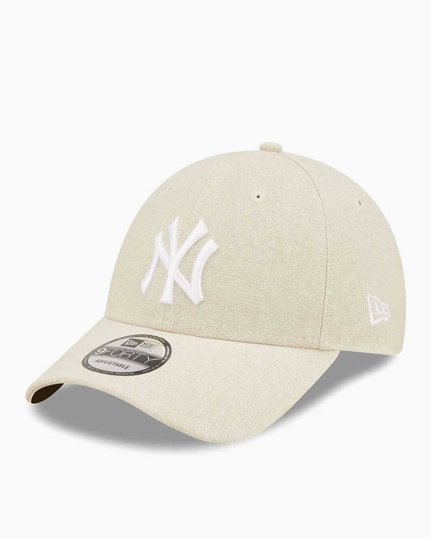 New Era 940 9Forty Neyyan Unisex Keten Şapka Açık Bej