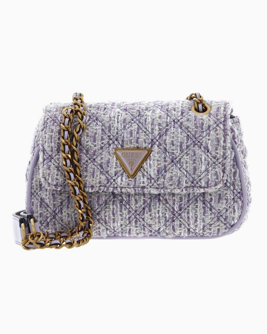 Guess Giully Convertible Mini Omuz Çantası Lavender