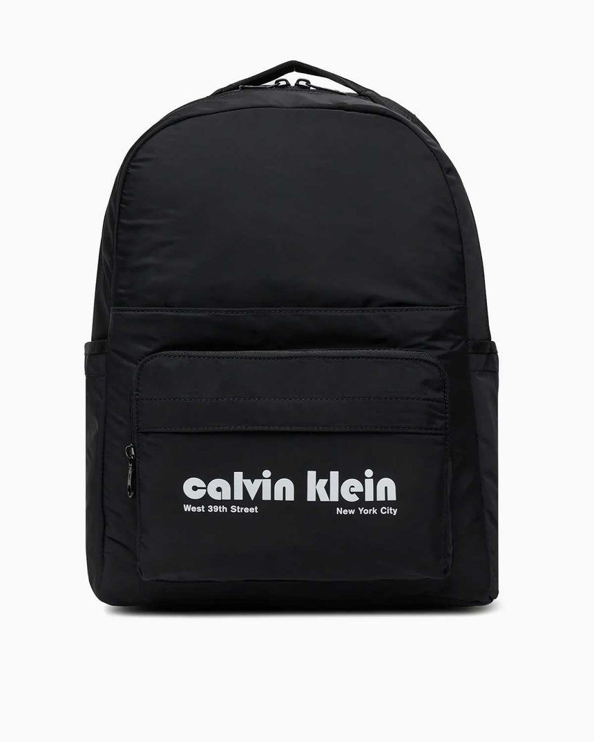 Calvin Klein Grafik Logolu Çok Fonksiyonlu Erkek Sırt Çantası Black