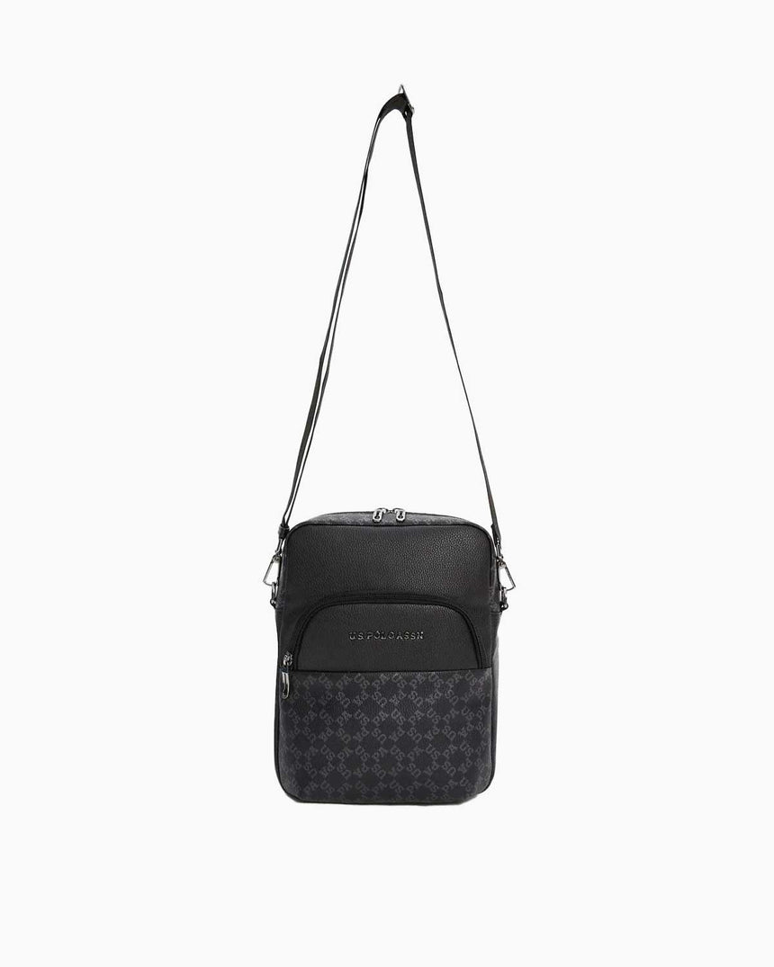 Us Polo Erkek Çapraz Askılı Çanta Siyah