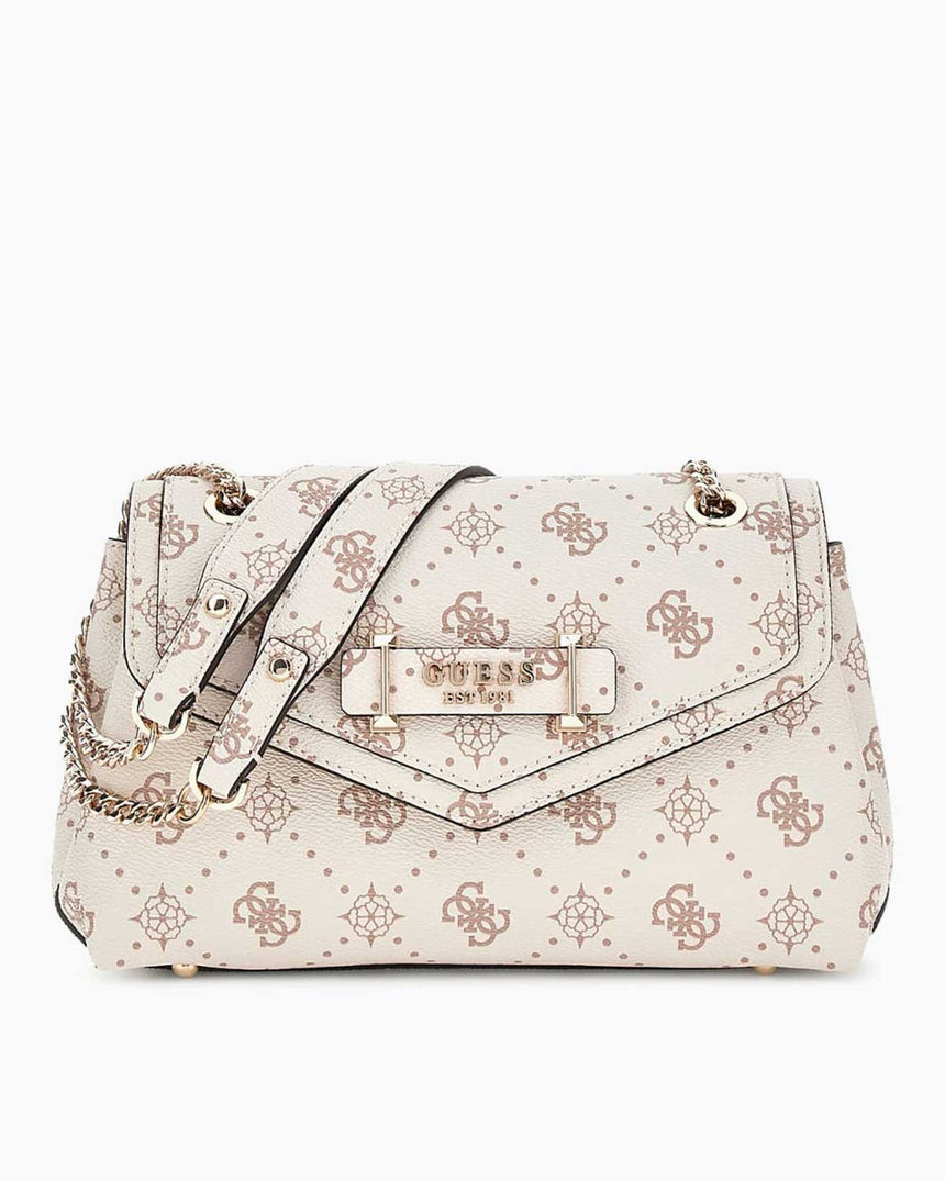 Guess Silia Kadın Omuz Çantası Vanilla Logo