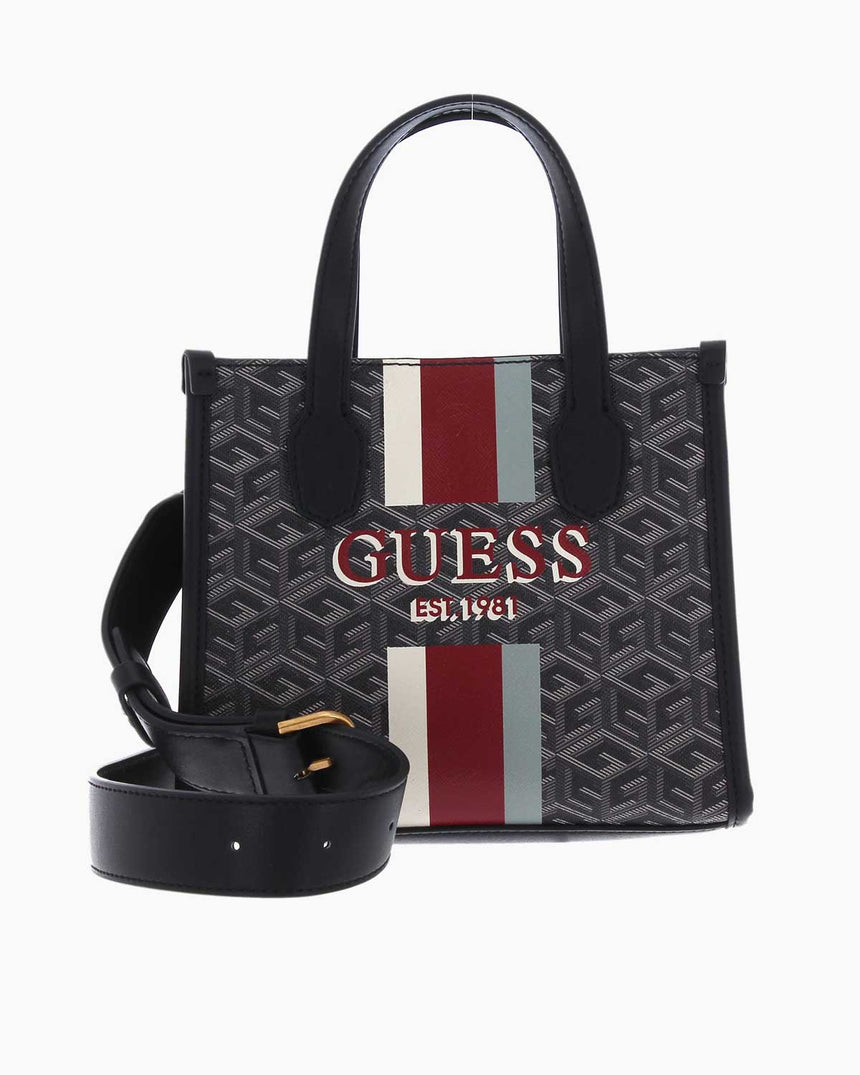 Guess Silvana Compartment Monogram Mini El Çantası