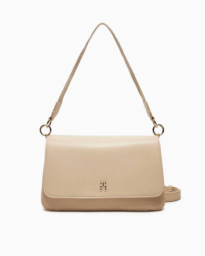 Tommy Hilfiger Fresh Shoulder Bag Omuz Çantası Classic Beige