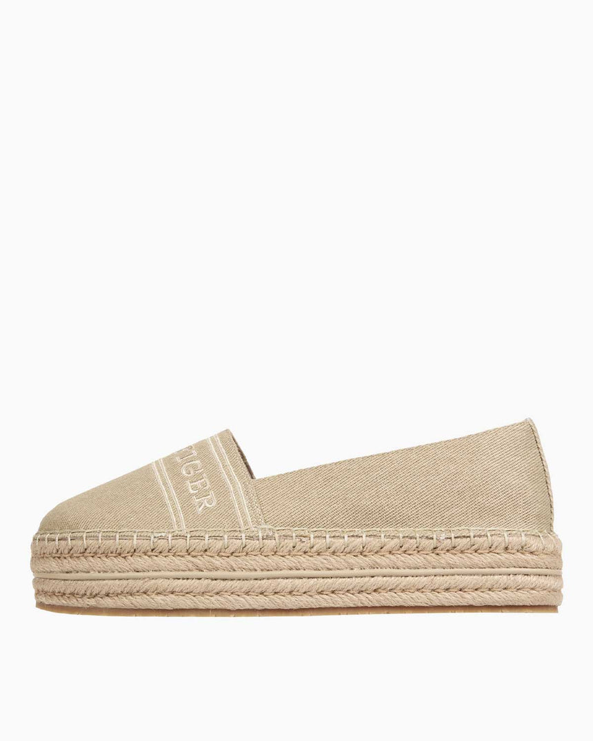 Tommy Hilfiger Platform Espadrilles Ayakkabı Horseradish