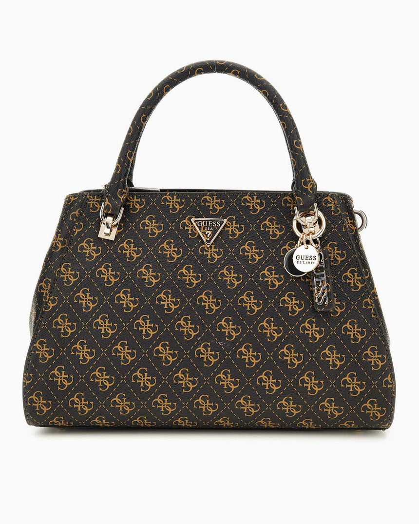 Guess Cruise Noelle II Luxury Kadın El Çantası Brown Logo