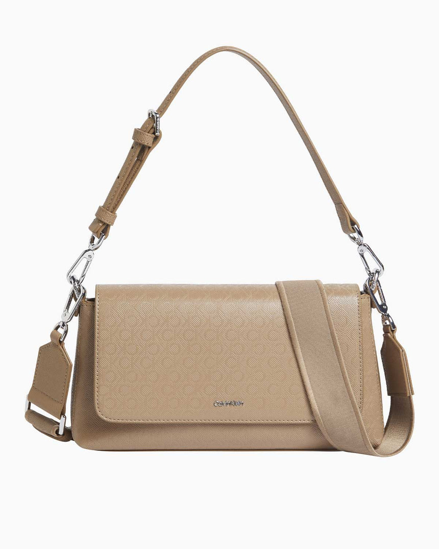 Calvin Klein Must Convertible Shoulder Bag Mono Omuz Çantası Amphora Mono Pu