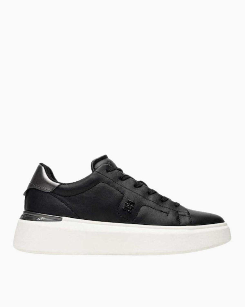 Tommy Hilfiger Estefania Altın Detaylı Platform Tabanlı Kadın Sneaker Black