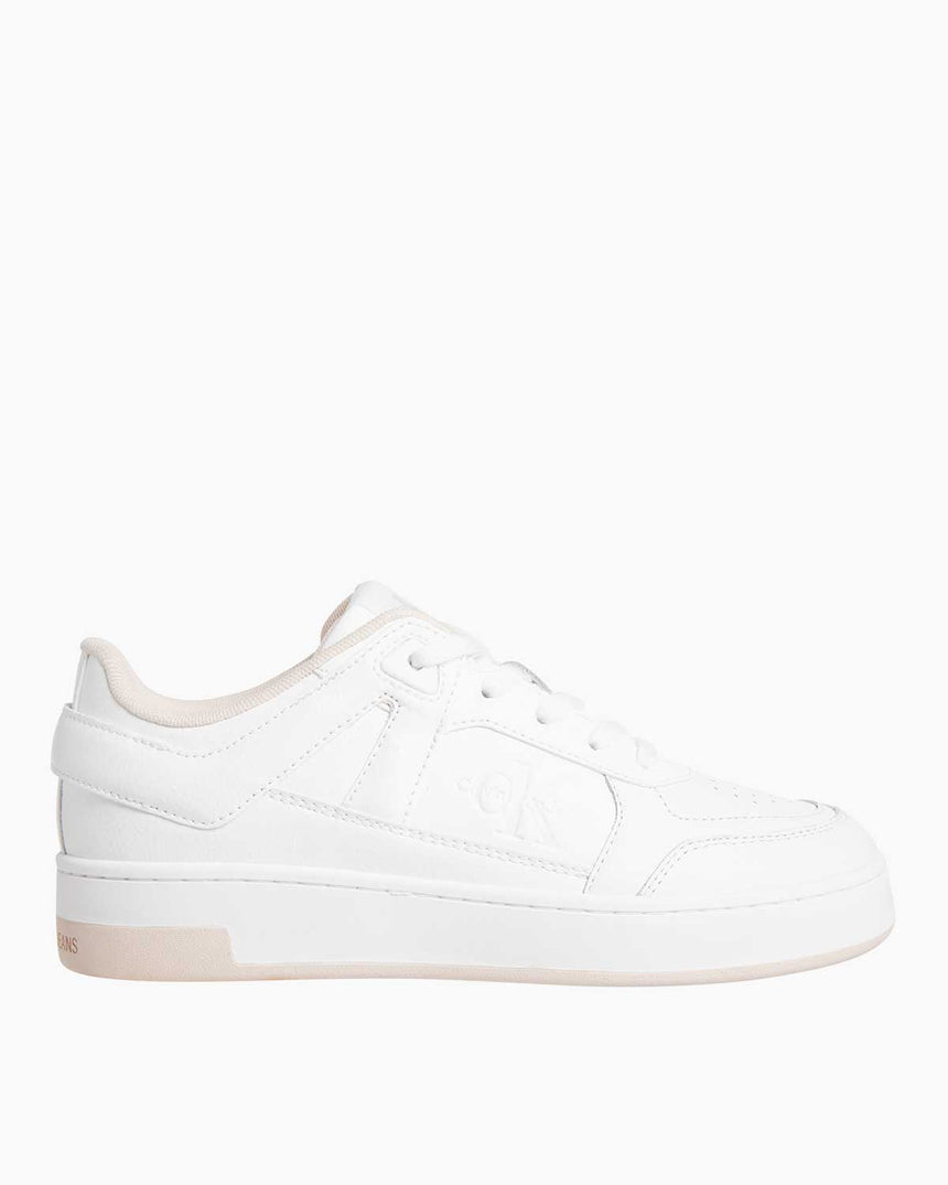 Calvin Klein Basket Cupsole Sneaker Bright White/Whisper Pink