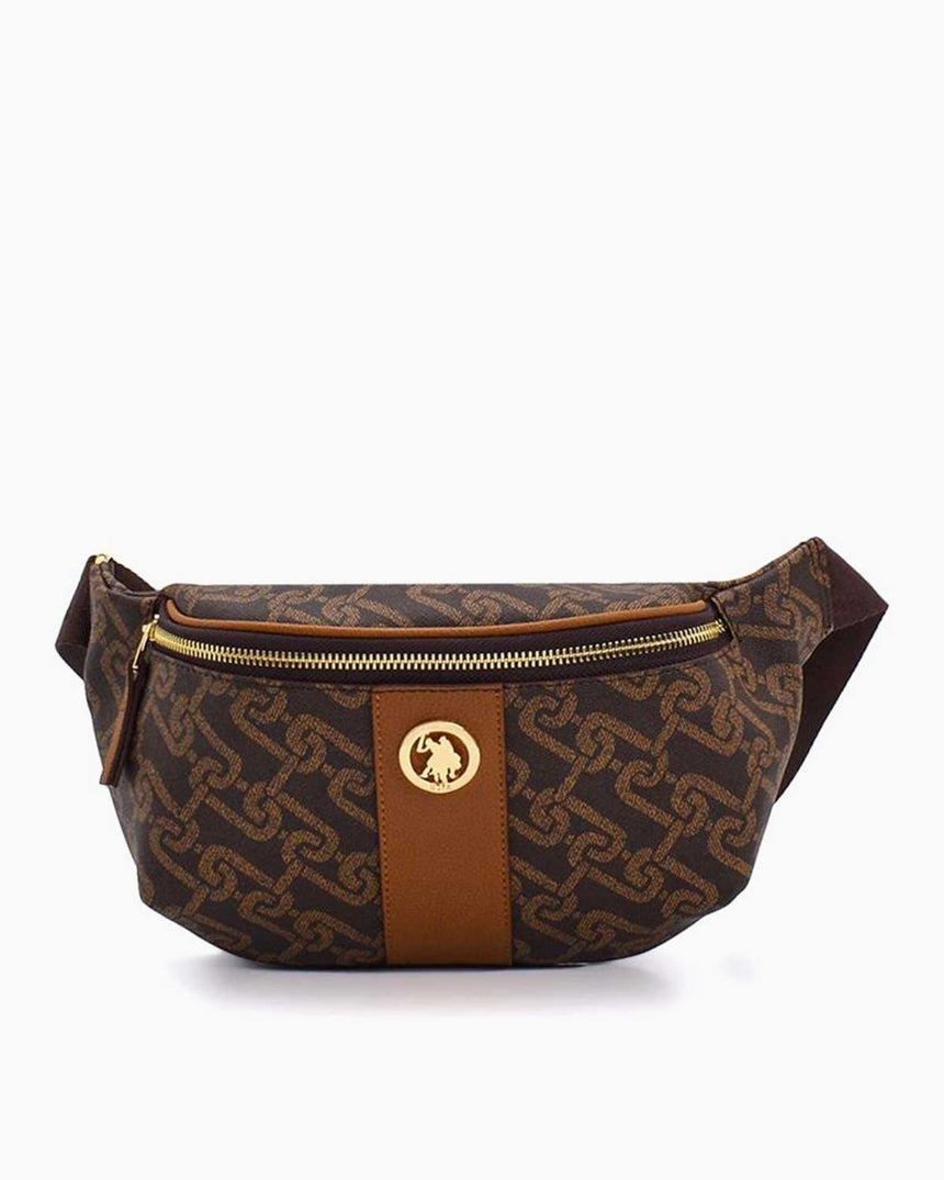 Us Polo Assn Kadın Bel Çantası Kahve-Taba