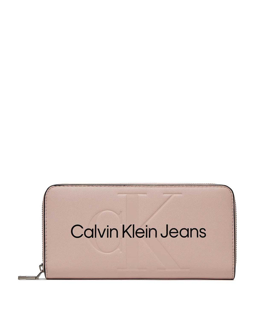 Calvin Klein Sculpted Mono Kadın Cüzdanı Pink