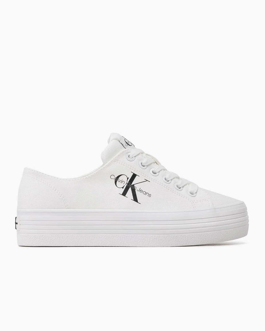 Calvin Klein Flatform Essentıal Vulcanized Sneaker White