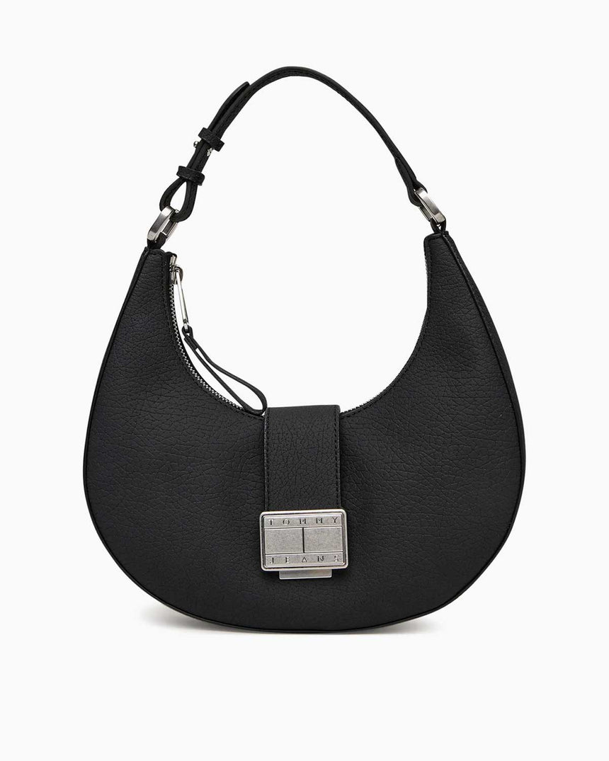 Tommy Hilfiger Sıkıştırılmış Omuz Çantası Black