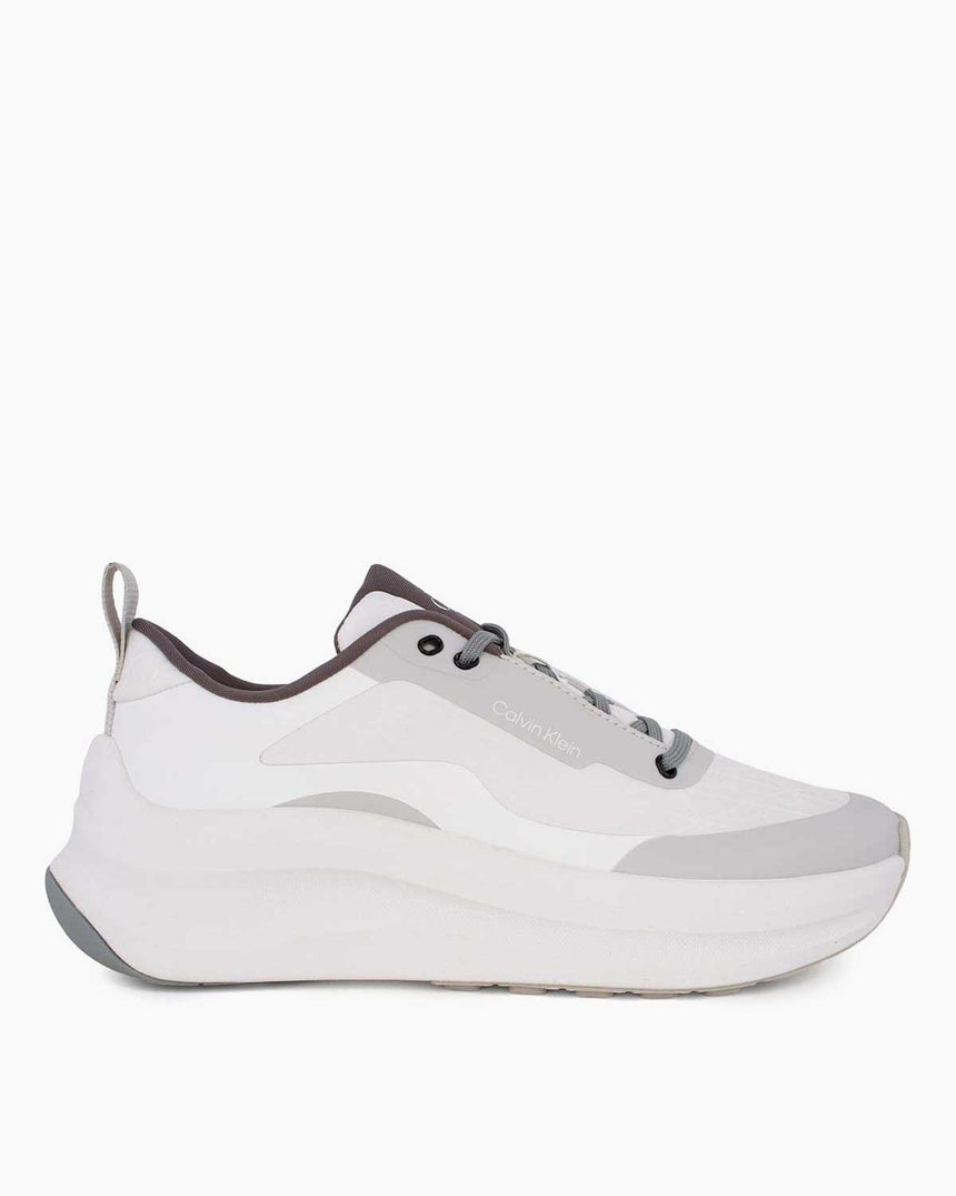 Calvin Klein Andrea Chunky Runner Kadın Sneaker White/Granite Road/Granite Gray